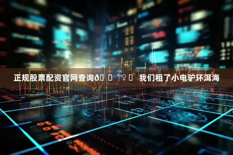 正规股票配资官网查询🚴♀️ 我们租了小电驴环洱海
